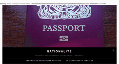 Desktop Screenshot of nationalite.net